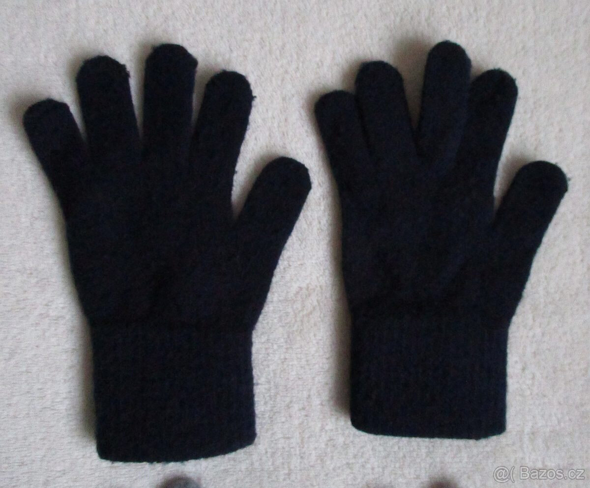 Dětské úpletové rukavice H&M set 3ks 8-14 let - 2