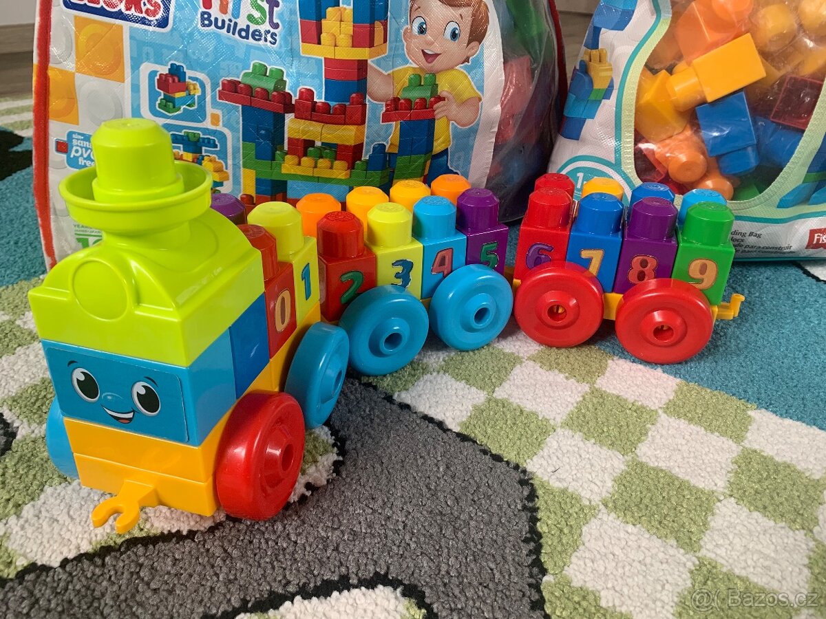 Plastové kostky Mega Bloks First Builders - 2