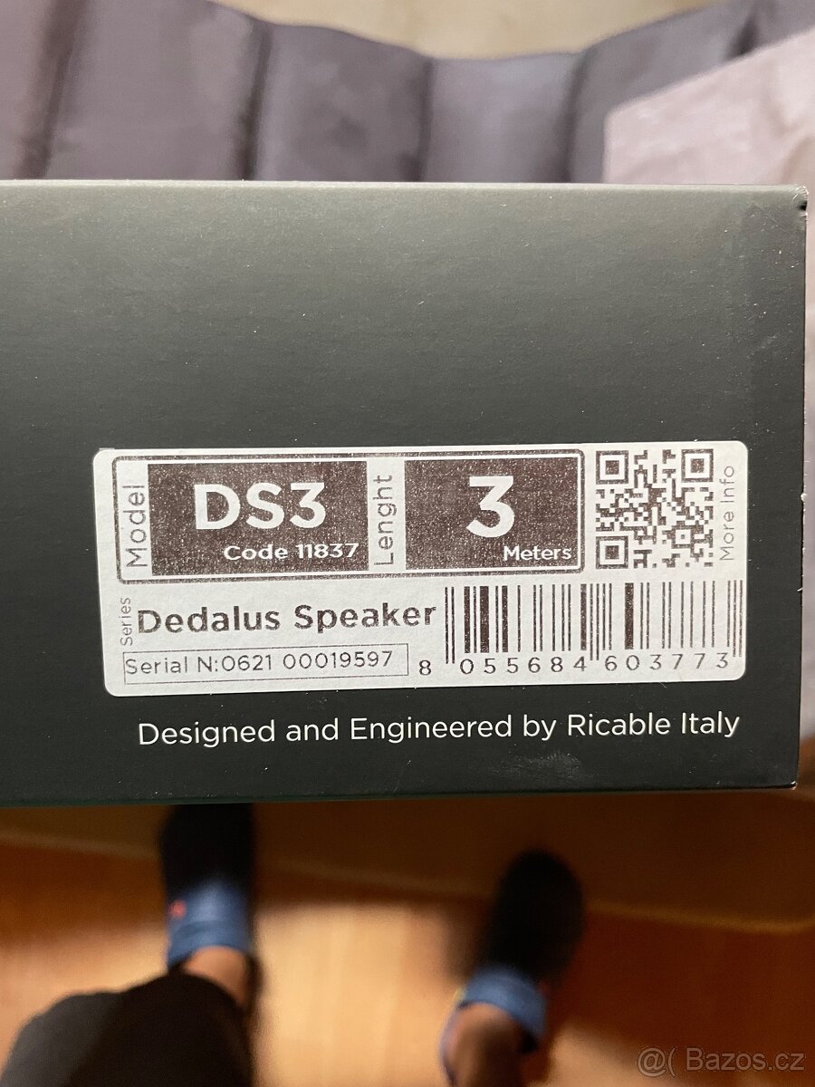 High-end repro kabely Ricable DEDALUS MK2 3M - 2