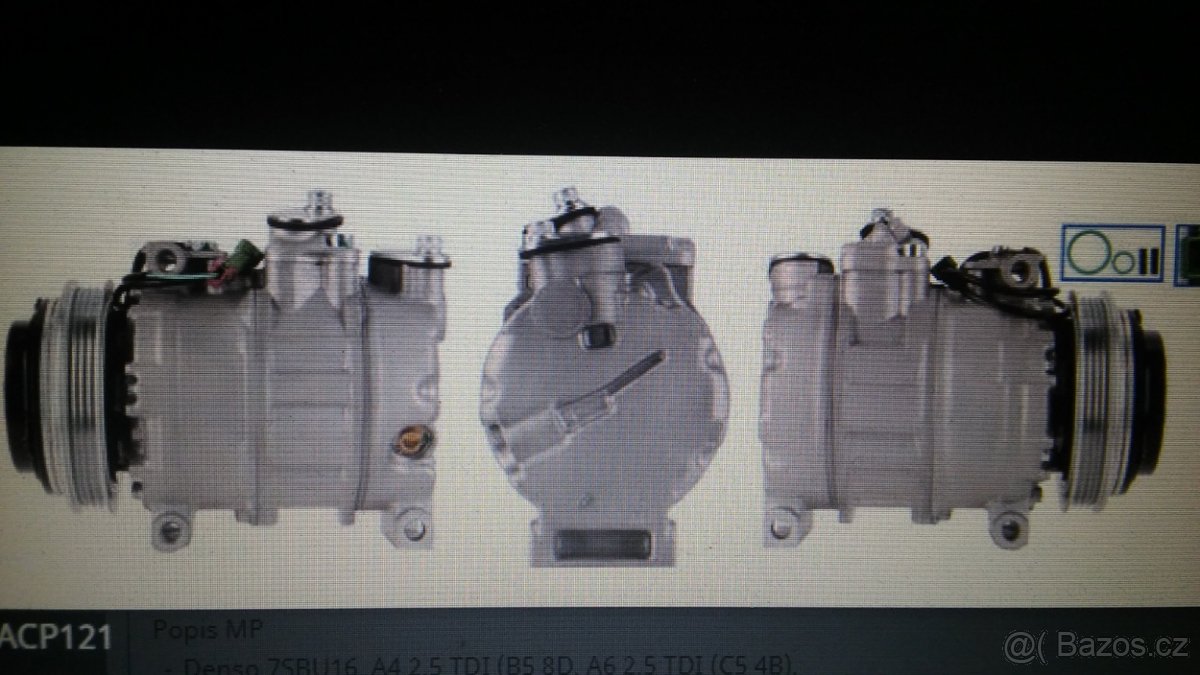 kompresor klimatizace audi, skoda, vw - 2