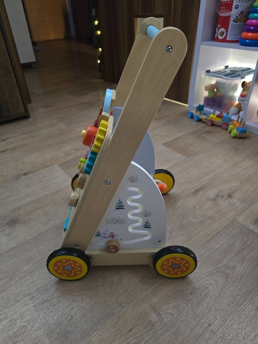 Dřevěné multifunkční chodítko - 2