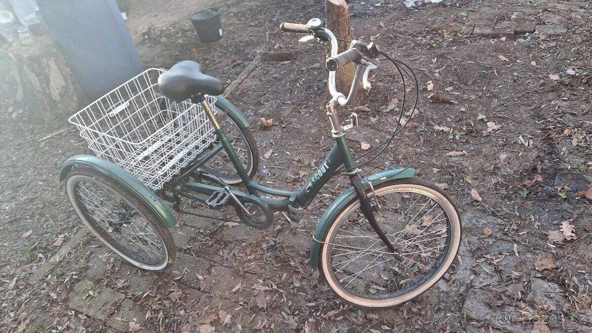 Tříkolka Scout zelená - 2