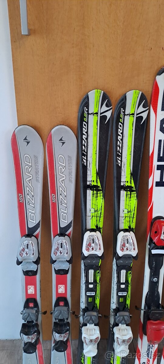 Dětské lyže 100,110,120,130, lyžáky - 2