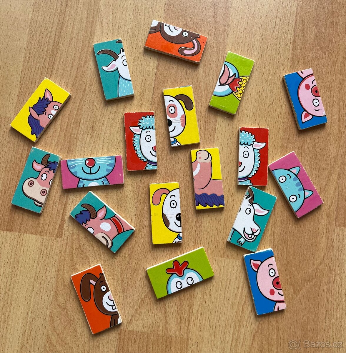 Dětská dřevěná skládačka zvířátek - 2