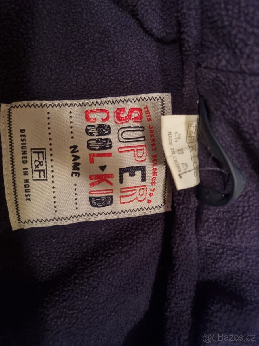Dětská nepromokavá bunda / kabát vel. 116 F&F - 2