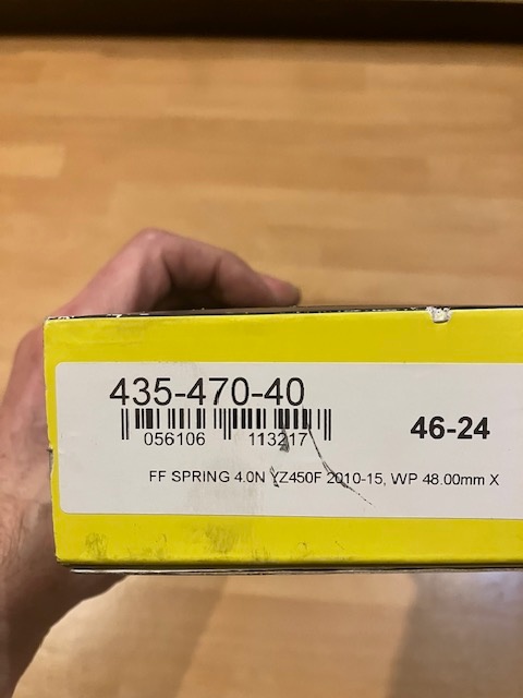 přední pružiny WP48 - 2