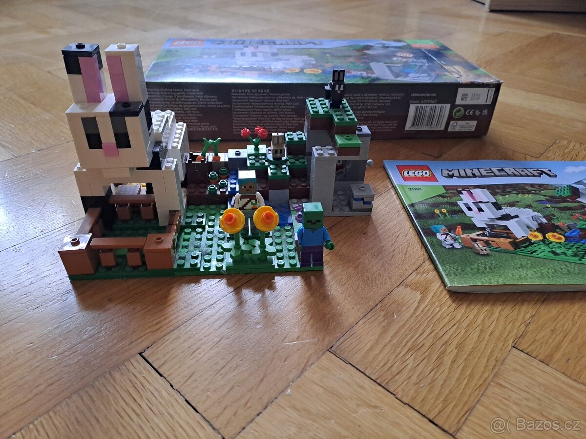 Lego Minecraft 21181 Králičí ranč - 2