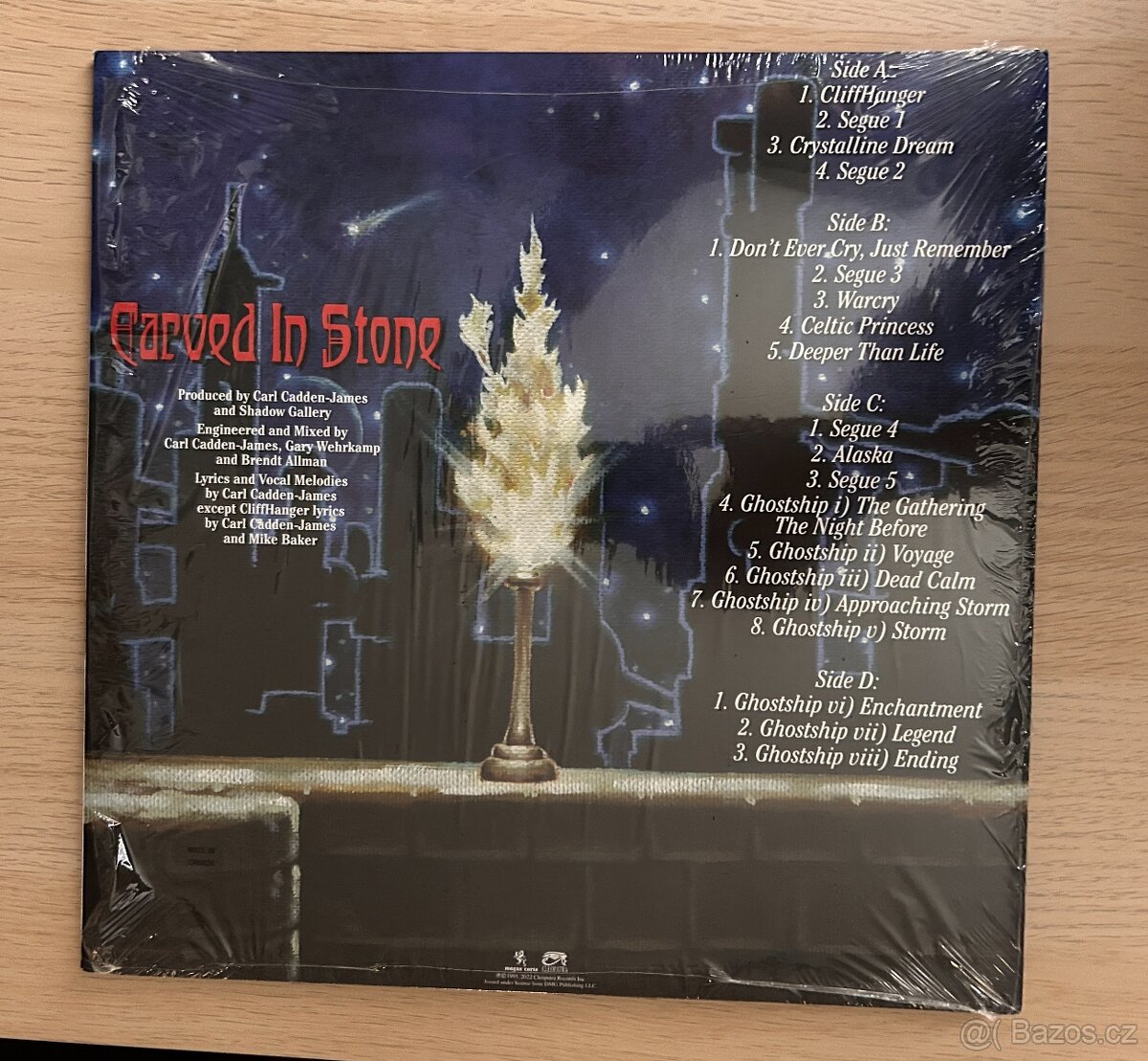 Prodám LP Shadow Gallery – Carved In Stone - 2