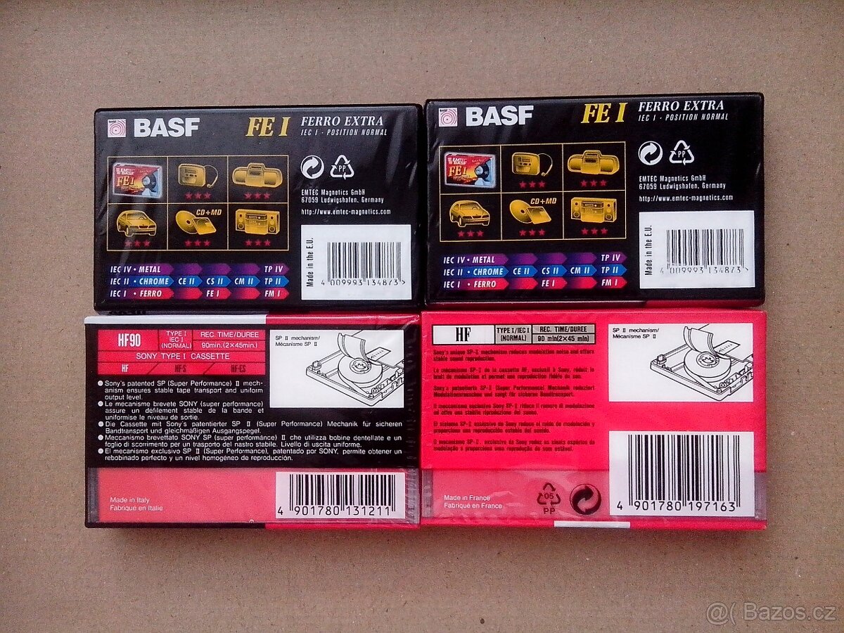 mc kazety Sony a BASF - 2