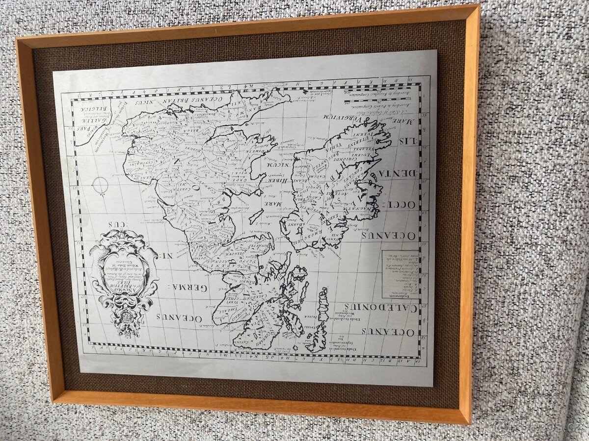 Historická mapa britských ostrovů - 2