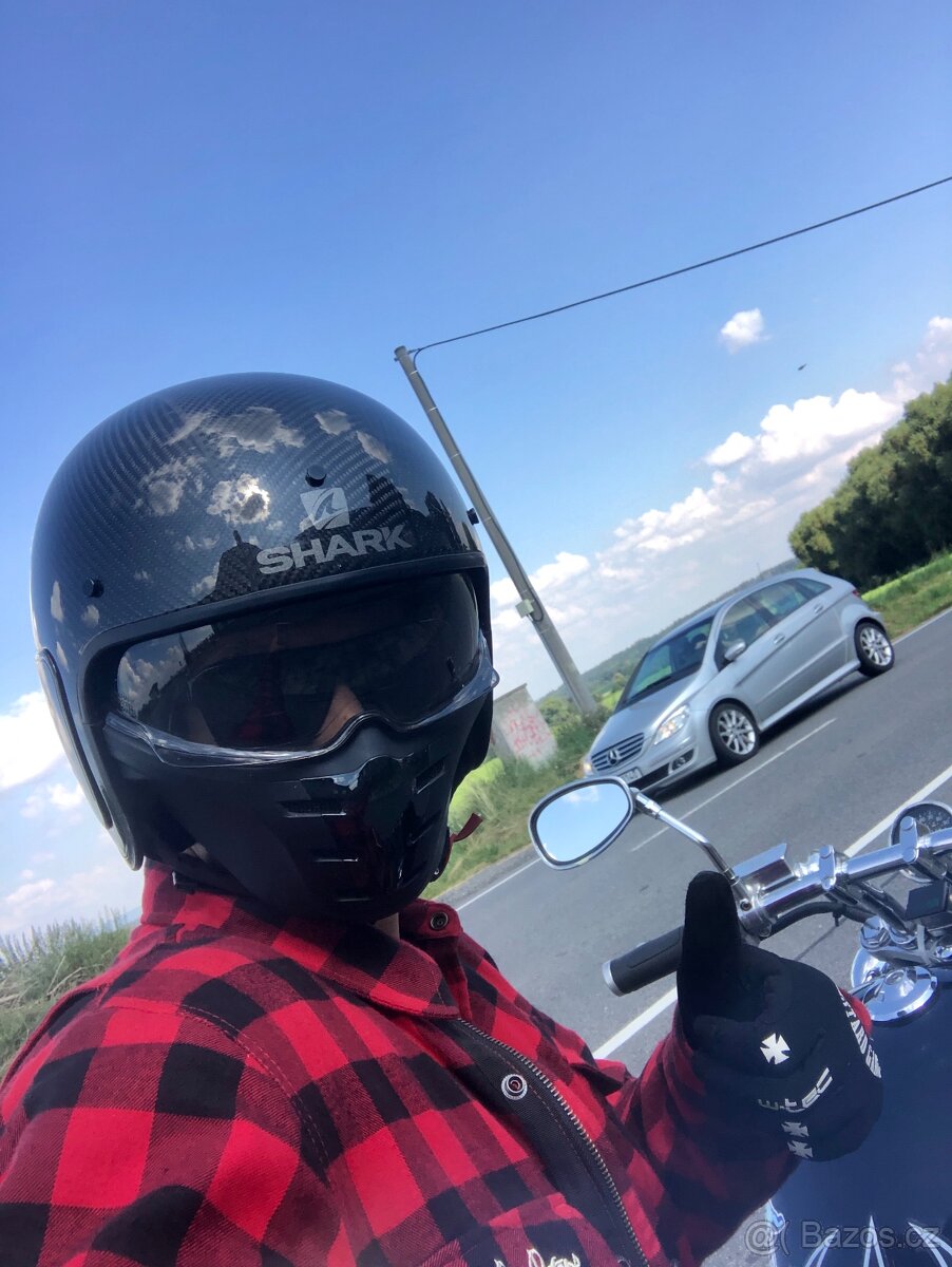 Helma na motorku Shark S Drak Carbon - 2