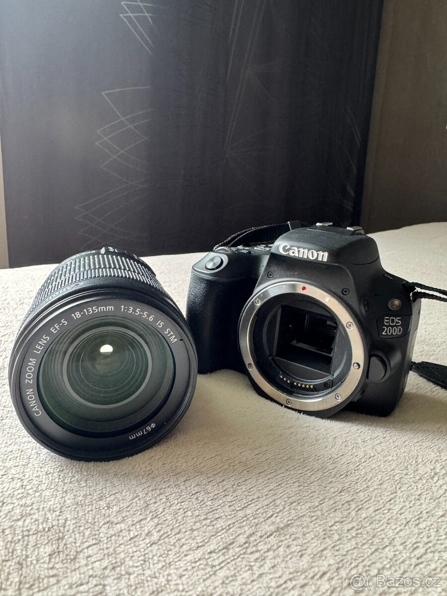 Canon EOS 200D+ objektiv 18-135 mm Image stabilizer+ brašna - 2