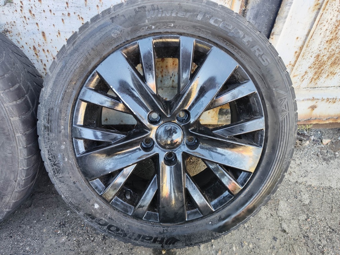 16"černá alu sada Spokane 5x112 origo Golf 6 5 Caddy Touran - 2