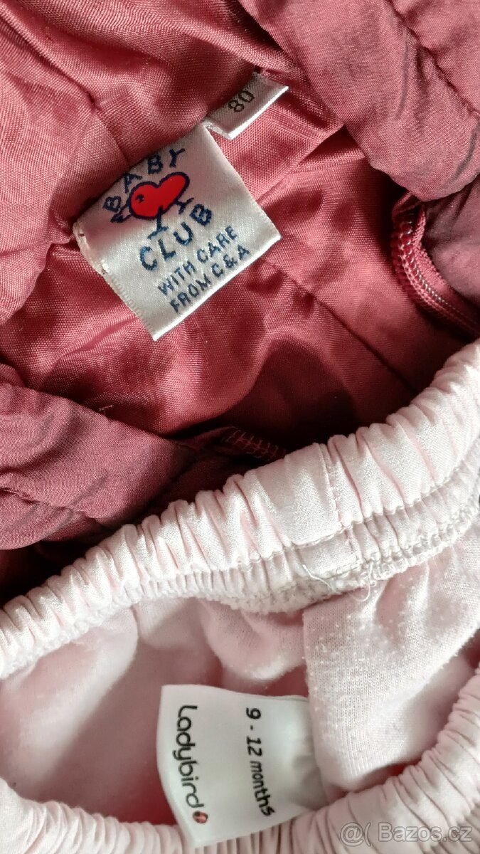 Zimní kombinéza a kalhoty vel. 74/80 - 2