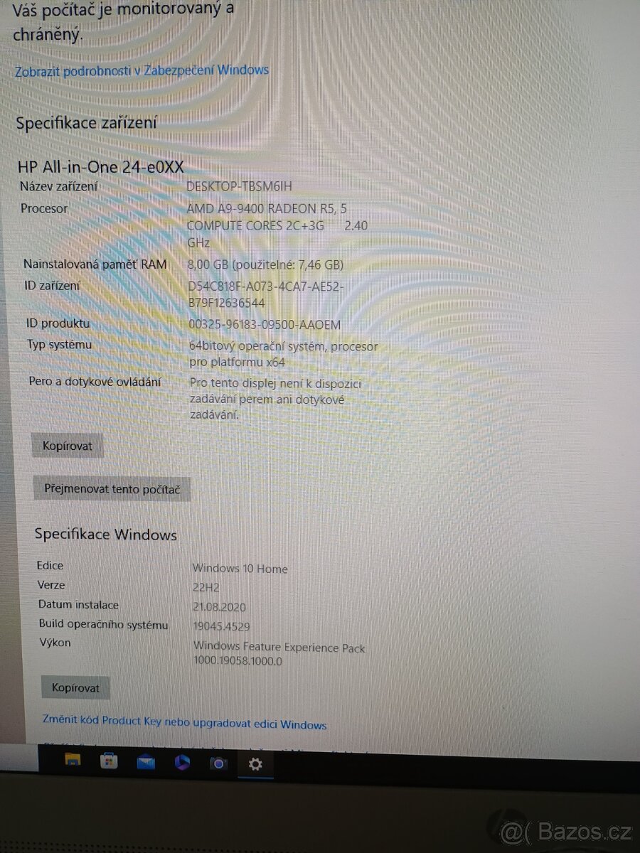 HP All-in-one 24-e0XX - 2