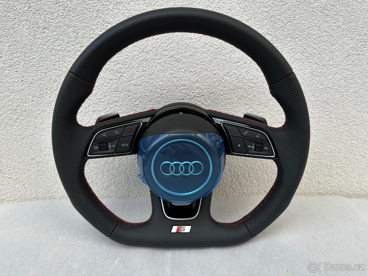 Audi sportovy volant zrezany S-line A1 A3 S3 S4 S5 - 2