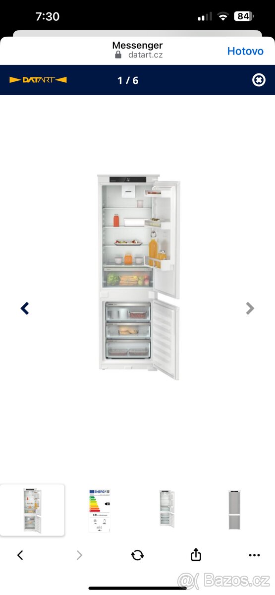 Šikovná a prostorná lednice s mrazákem - 2