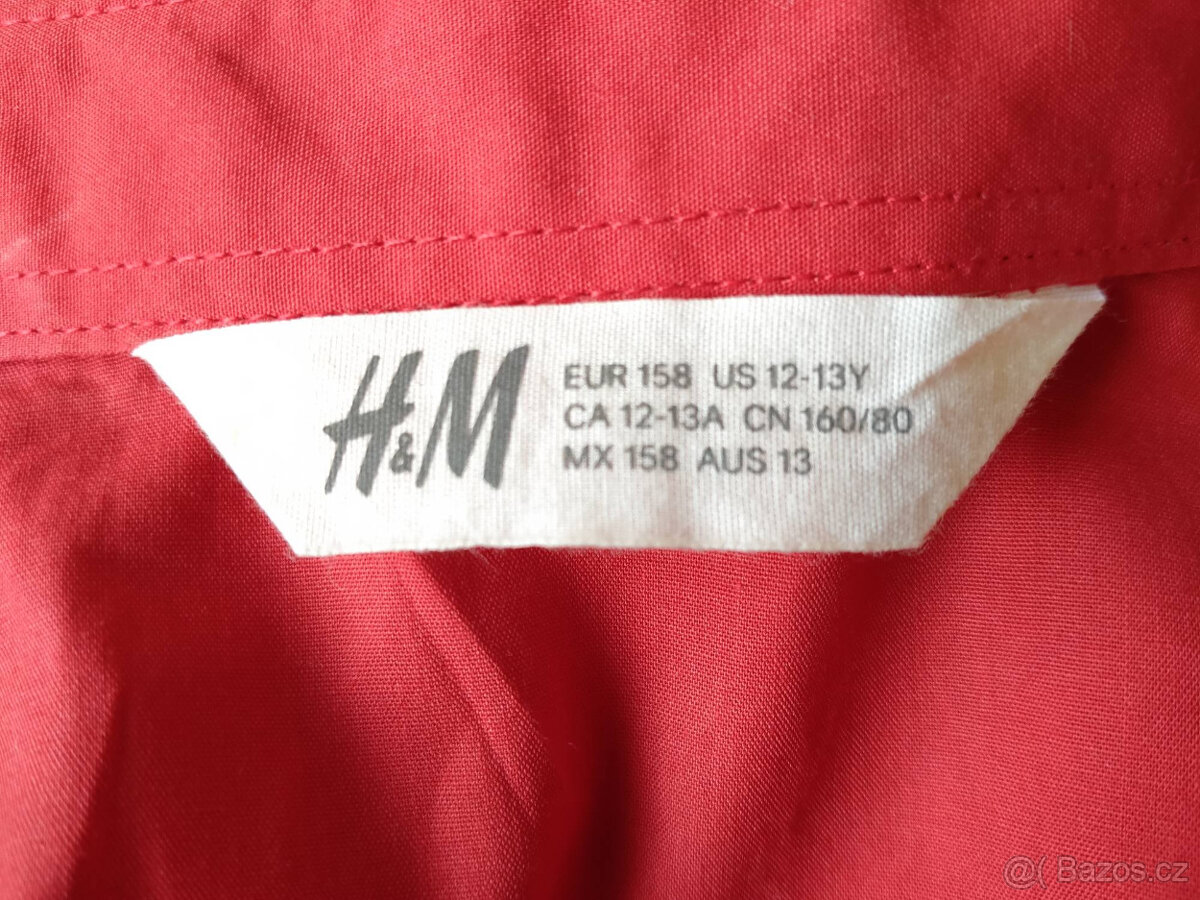 Chlapecká košile vel. 158 od H&M s kravatou - 2