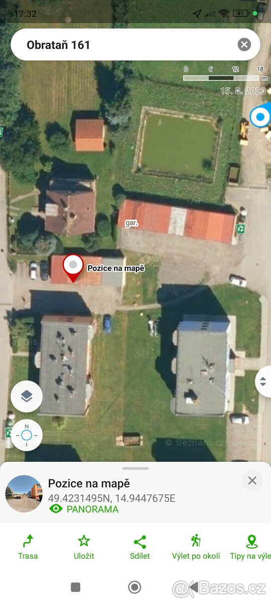 Pronájem garáže v Obratani bez elektřiny - 2