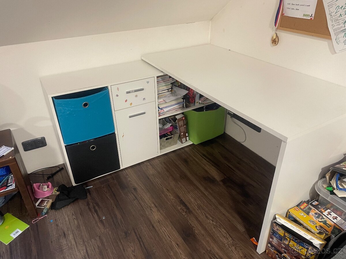 Rohový psací stůl ASKO - 2