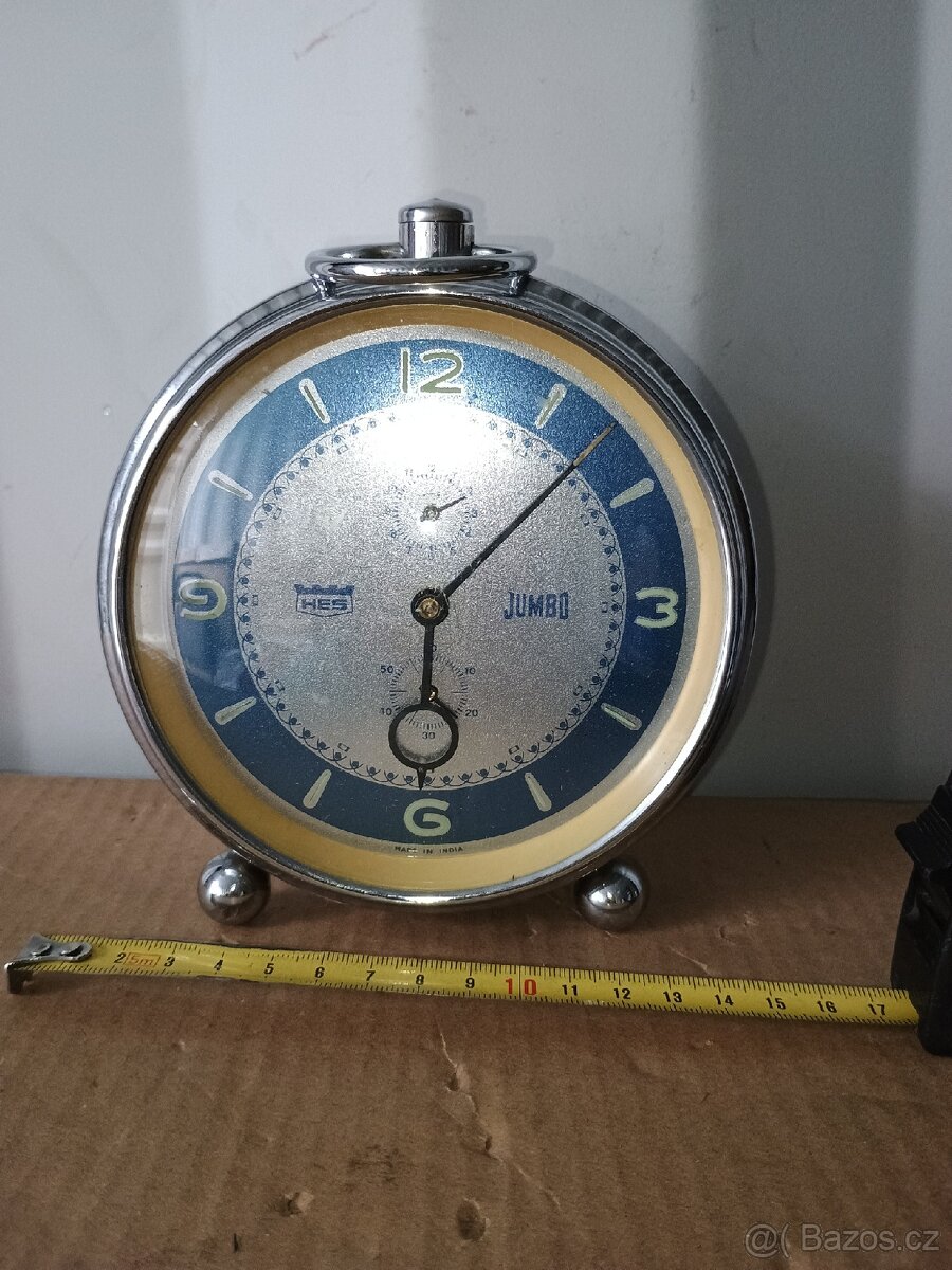 Starý velký budík JUMBO - 2
