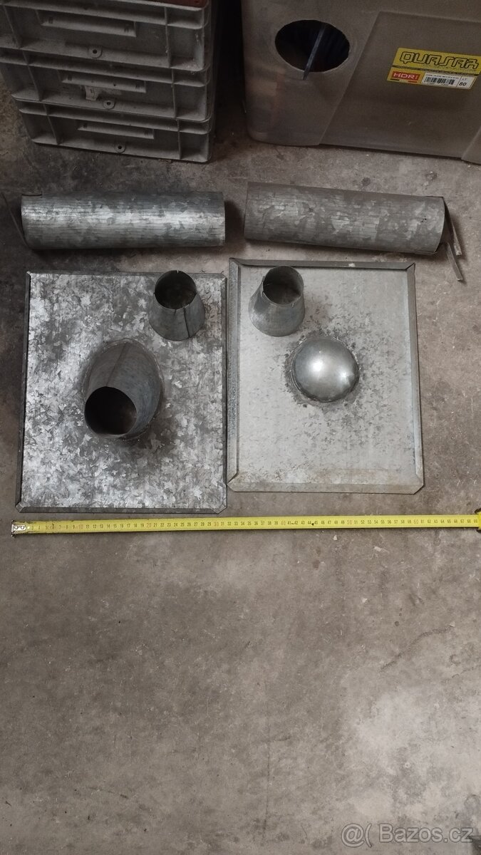 Držák hromosvodu a oplechování střechy - 2