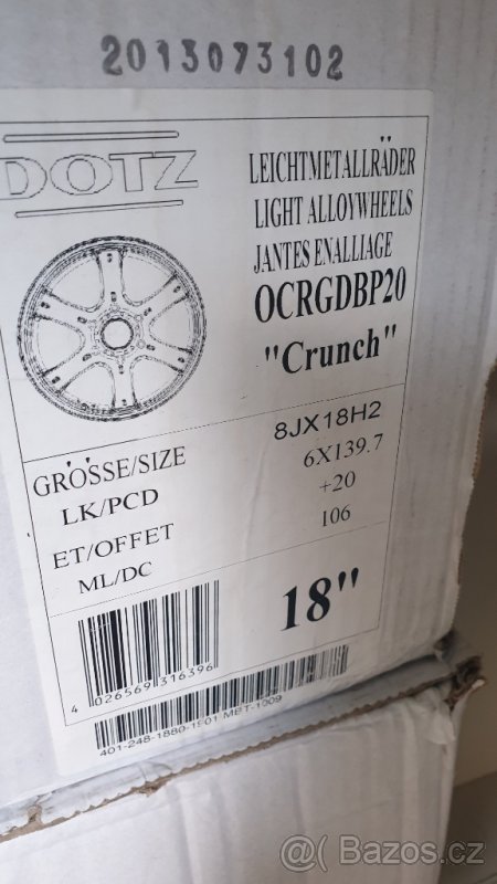 Nová alu sada off road - 2