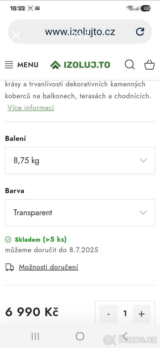 Pryskyřice na kamenný koberec - 2