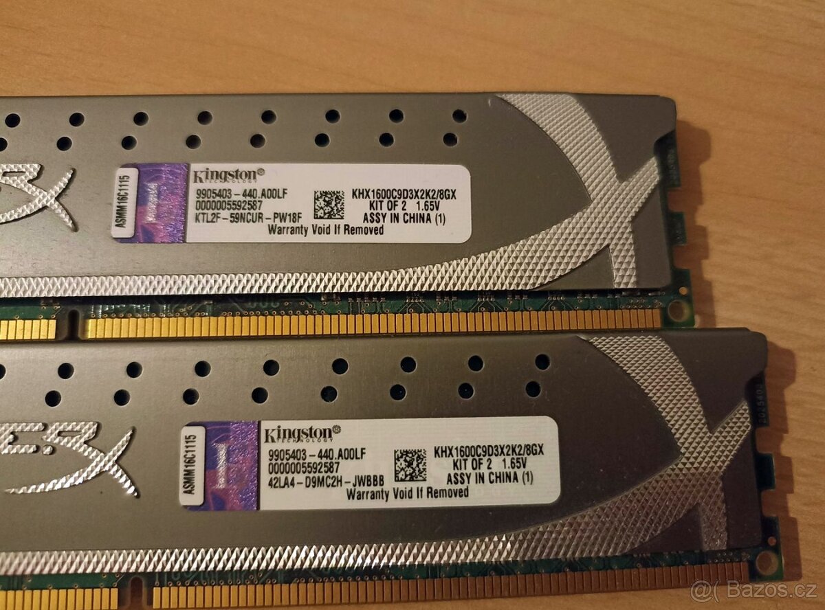 Pamět RAM Kingston HyperX Genesis 16GB (2x8GB) DDR3 - 2