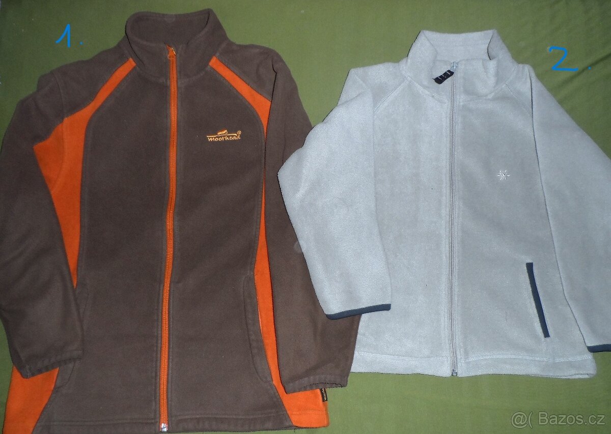 Fleesové mikiny vel. 128-164 - 2