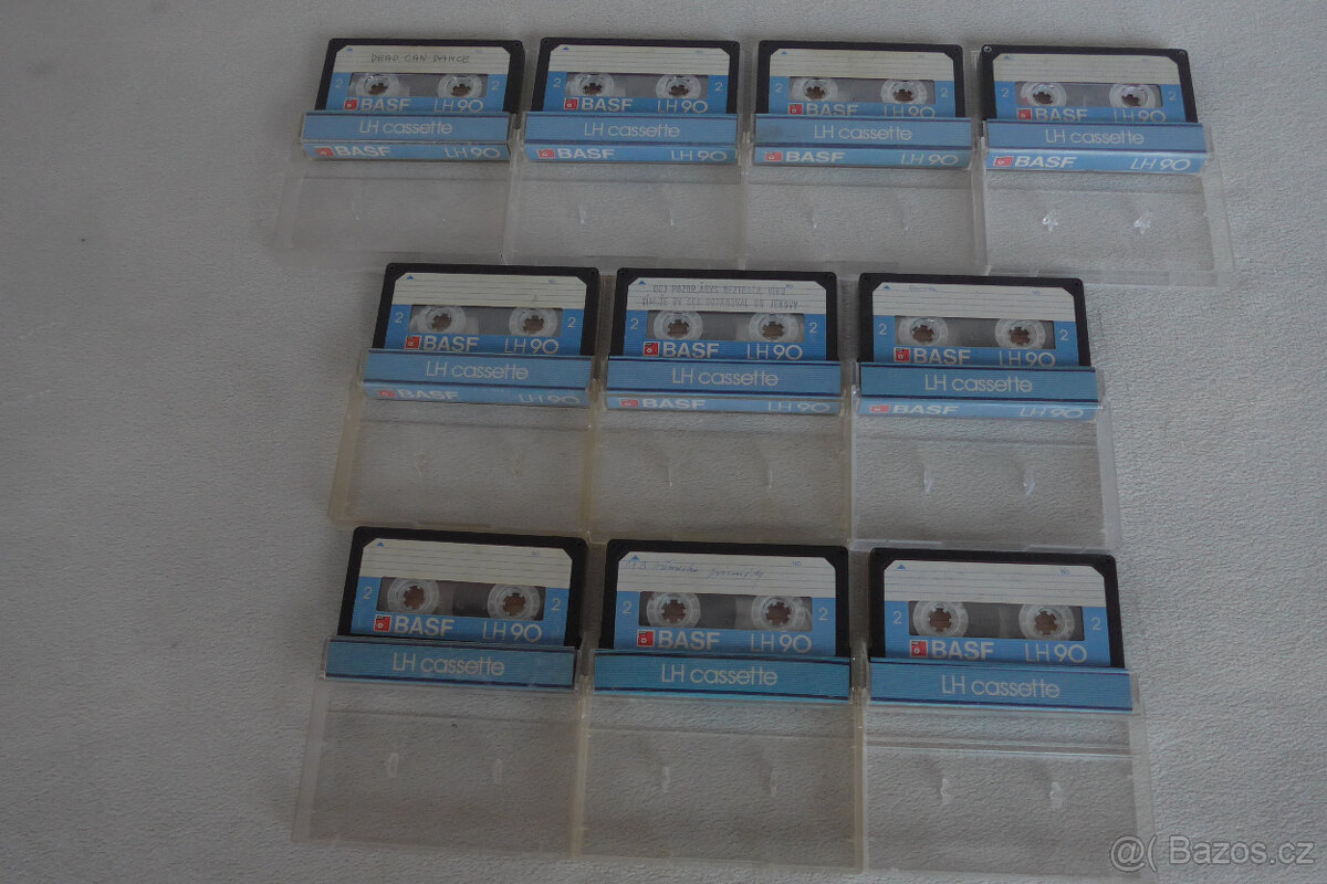 AudioKazety BASF LH90 10ks MC - 2