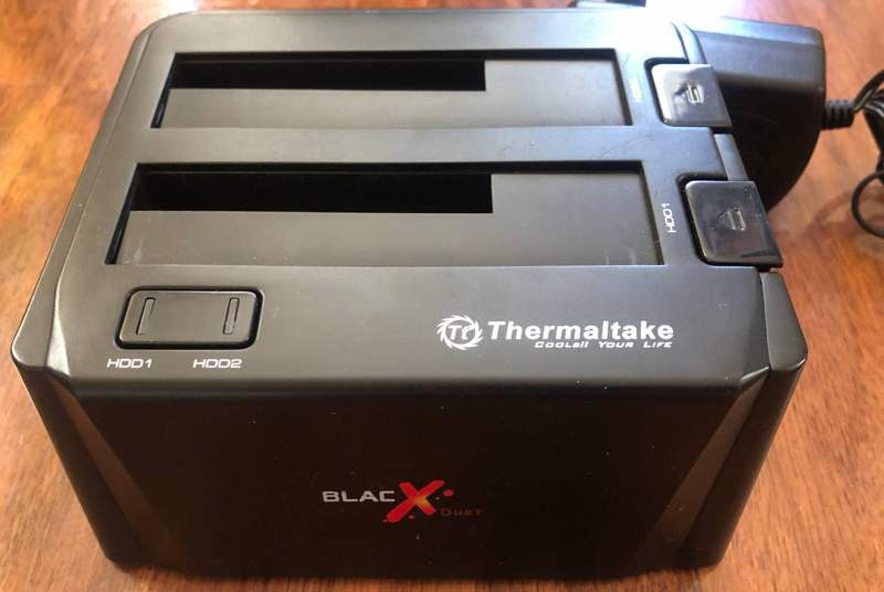 HDD/SSD dokovací stanice, Thermaltake BlackWidow eSata/USB - 2