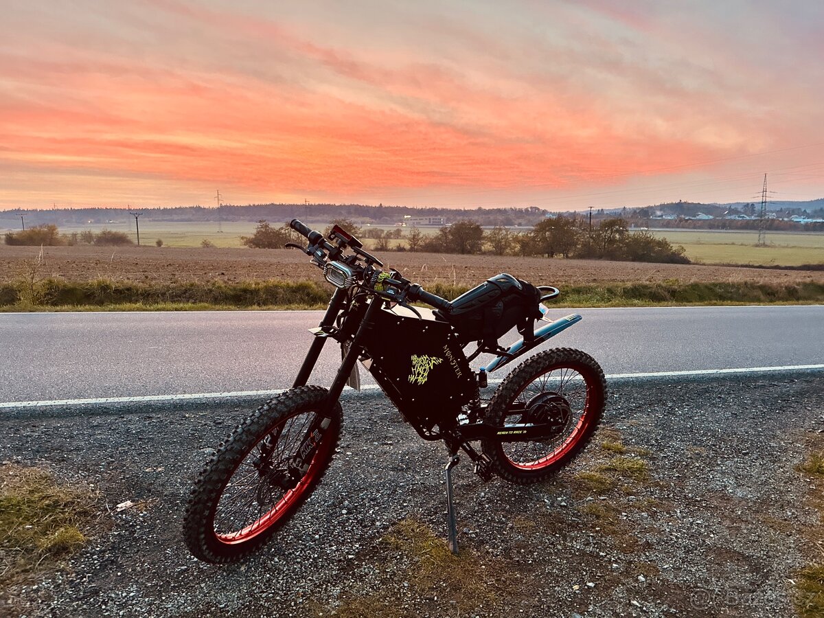 eBike Stealth Bomber 6000W 72V/40Ah, 90km/h, 90-100km