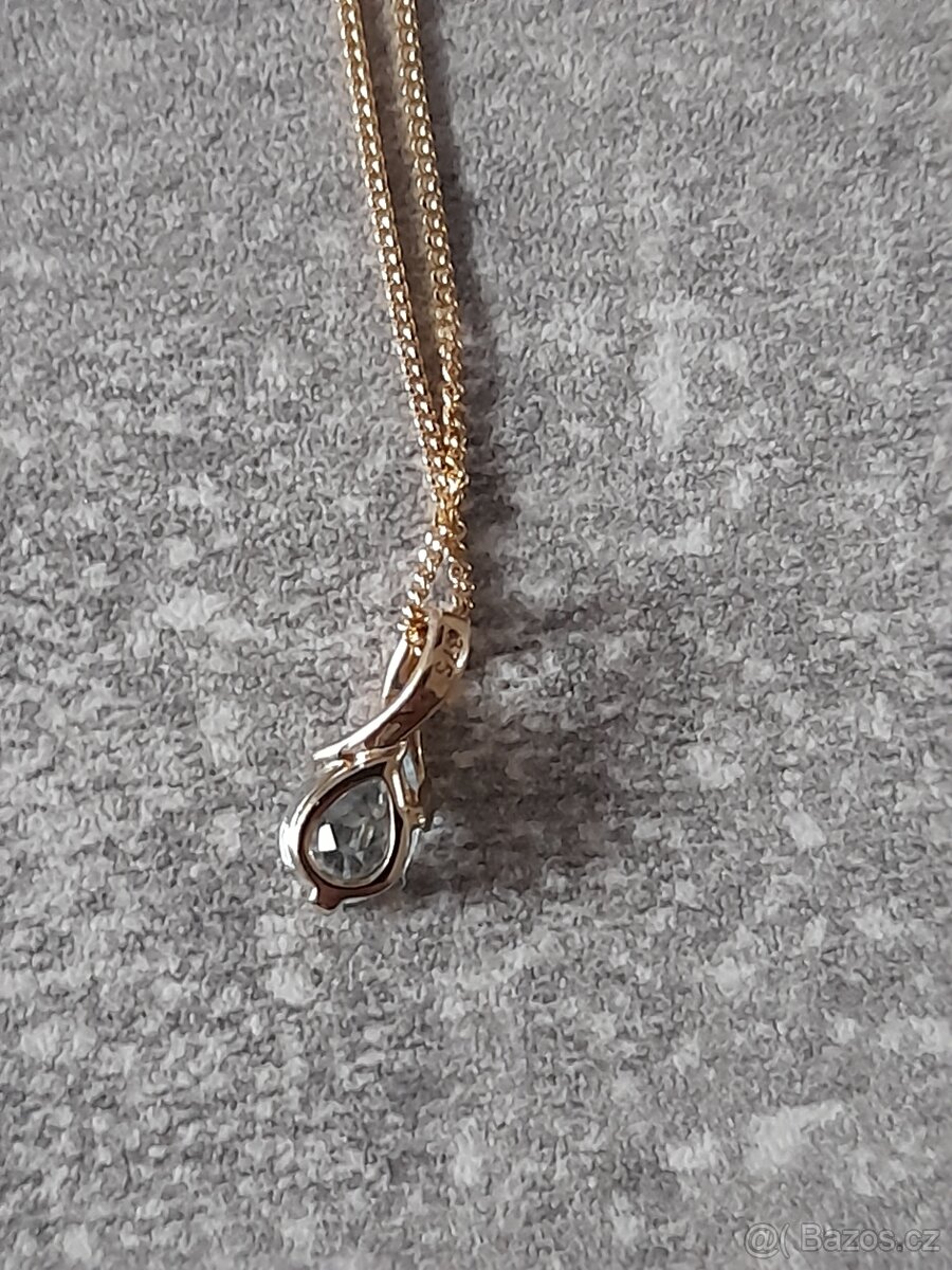 Dámský náhrdelník zlatý 375 9k - 2