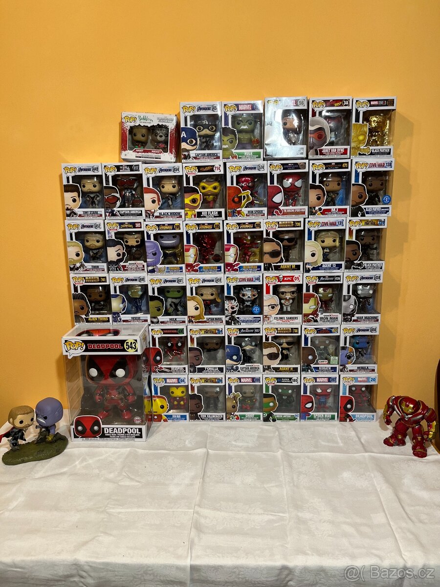 Velká sbírka Funko Pop figurek – Marvel + další (více než 40 - 2