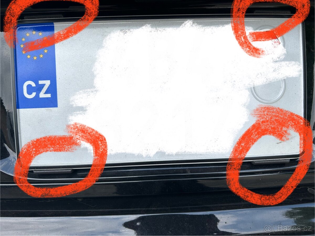 Bezrámečkový držák usa značky 32x16cm - 2