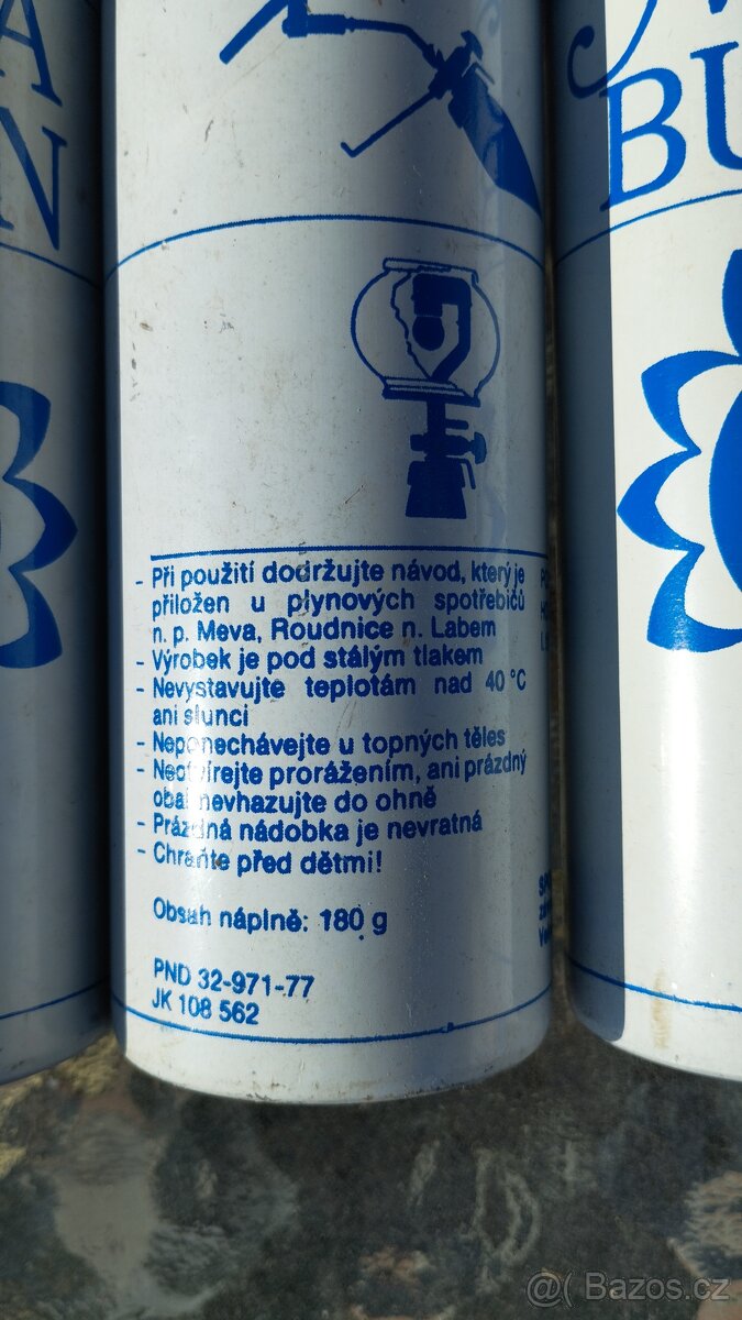 Meva butan - retro kartuše - 2