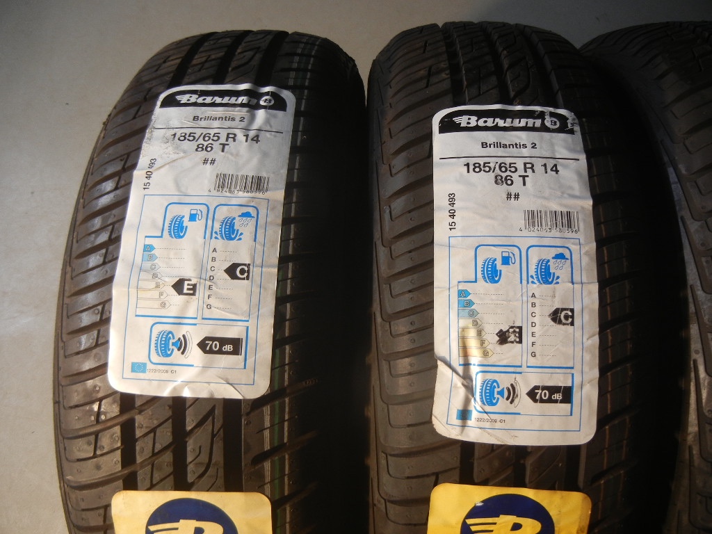 Nové letní pneu Barum 185/65R14 - 2