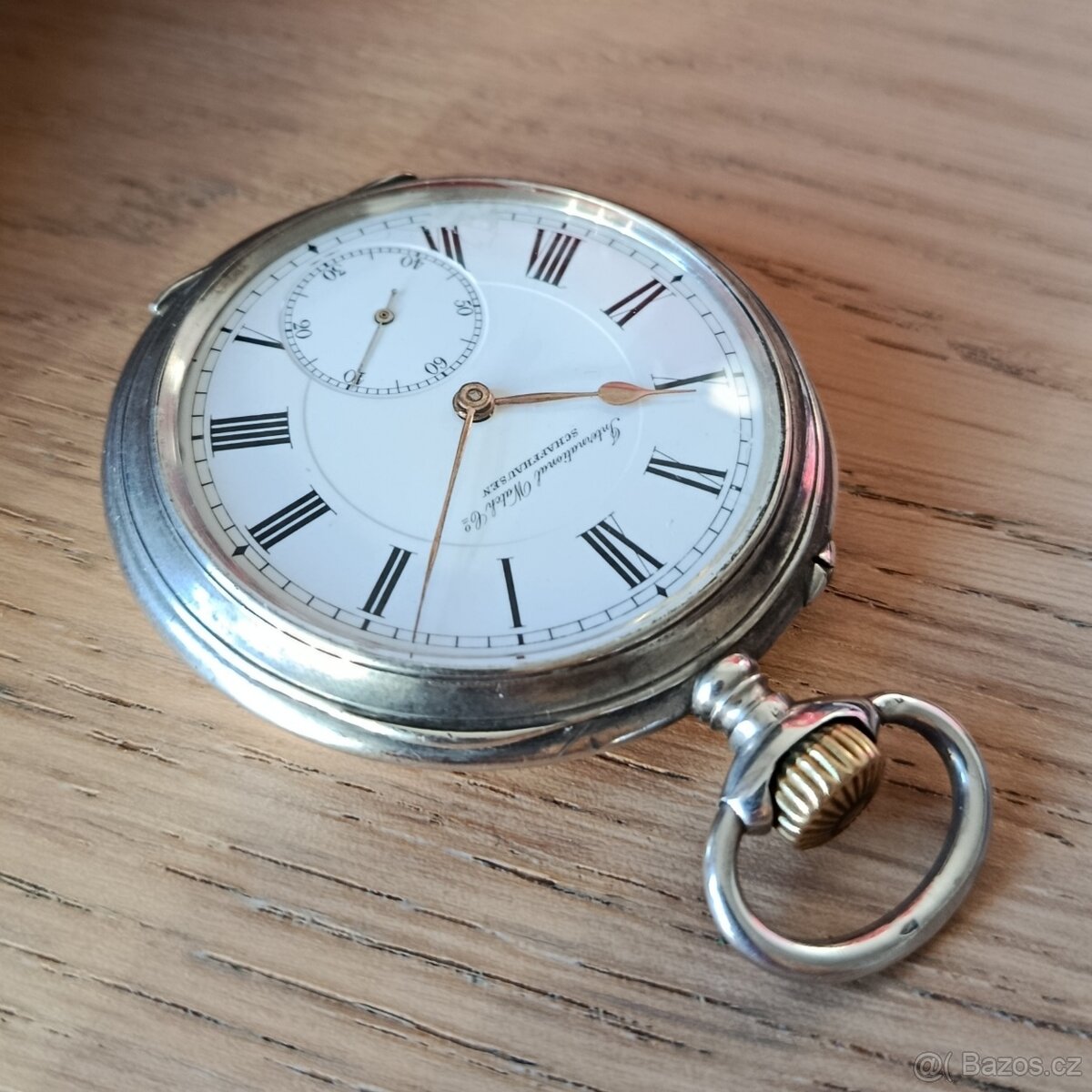 Stříbrné kapesní hodinky IWC SCHAFFHAUSEN - 2