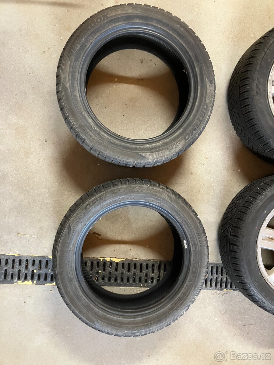 Alu kola FORD // 6x celoroční pneu 205 / 55 R16 - 2