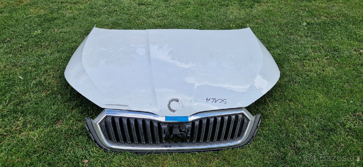 Škoda scala kapota maska nárazník - 2