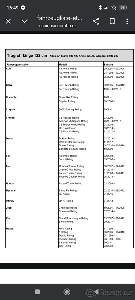 ZCELA NOVÉ střešní nosiče ATERA Signo RT alu - 2