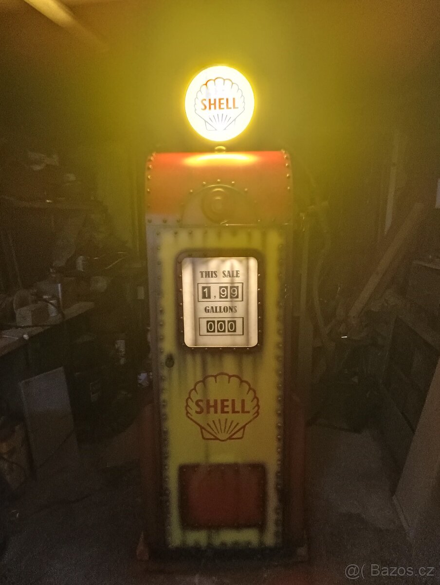 Bar skříňka Shell auto USA - 2