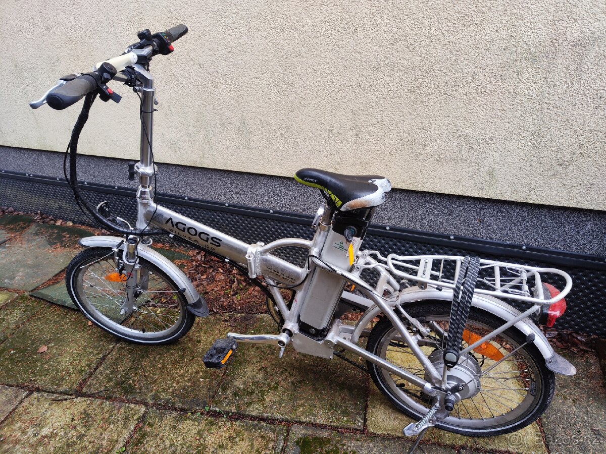 Skládací elektrokolo AGOGS Silver GO(ZAMLUVENO) - 2