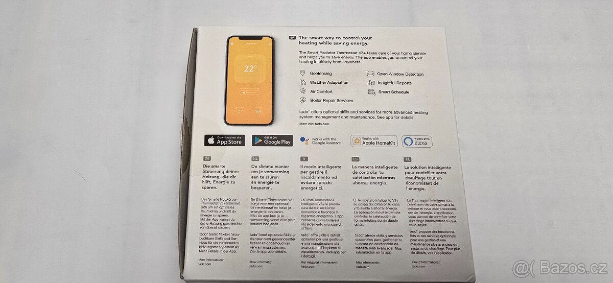 Chytre termostatické hlavice Tado Starter Kit V3+ - 2