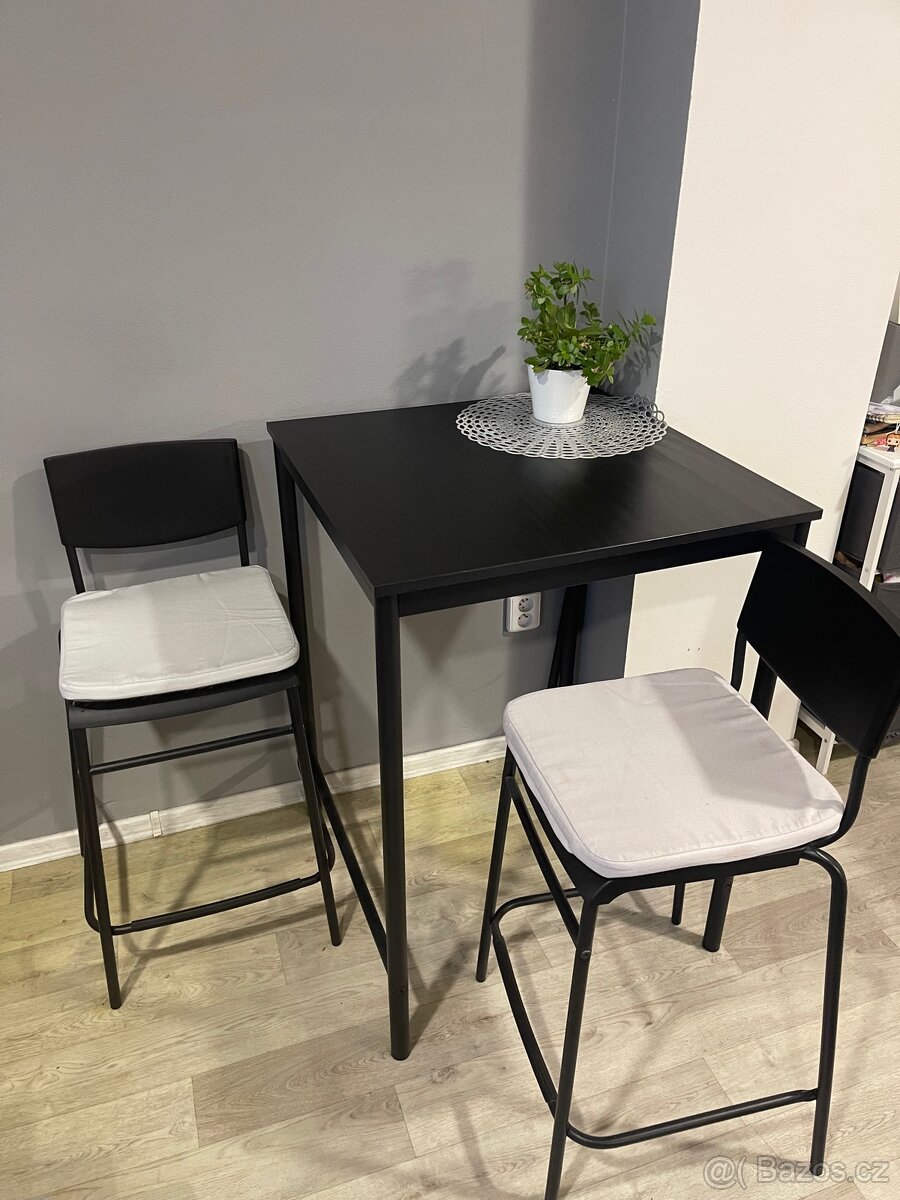 Černý jídelní set - 2