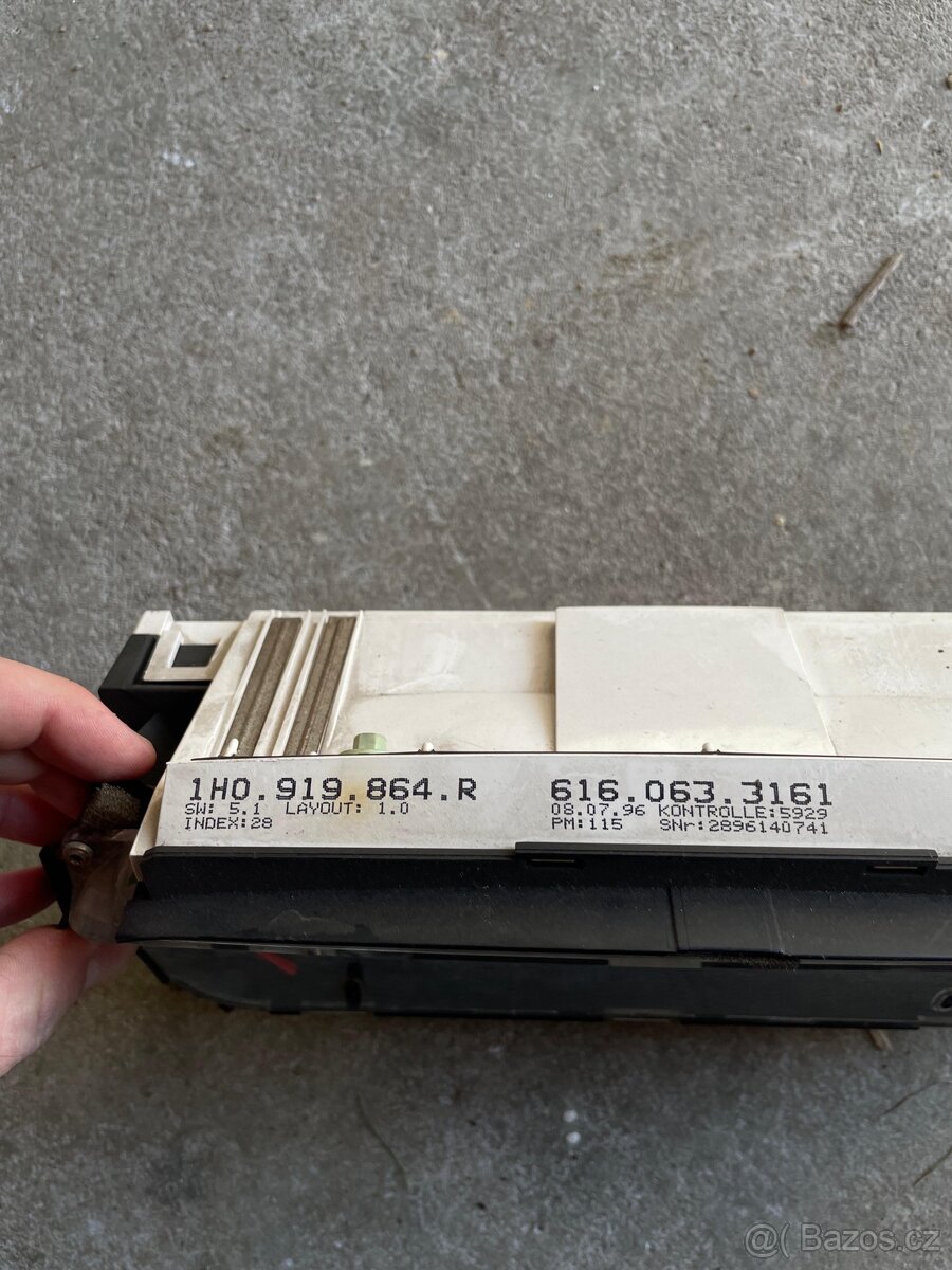 Budíky VW Golf III - Diesel - 2