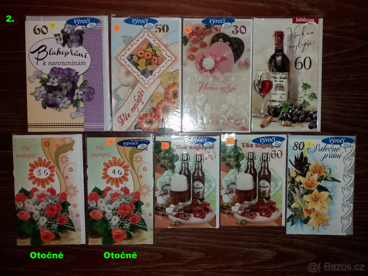 Blahopřání a pohledy - 2
