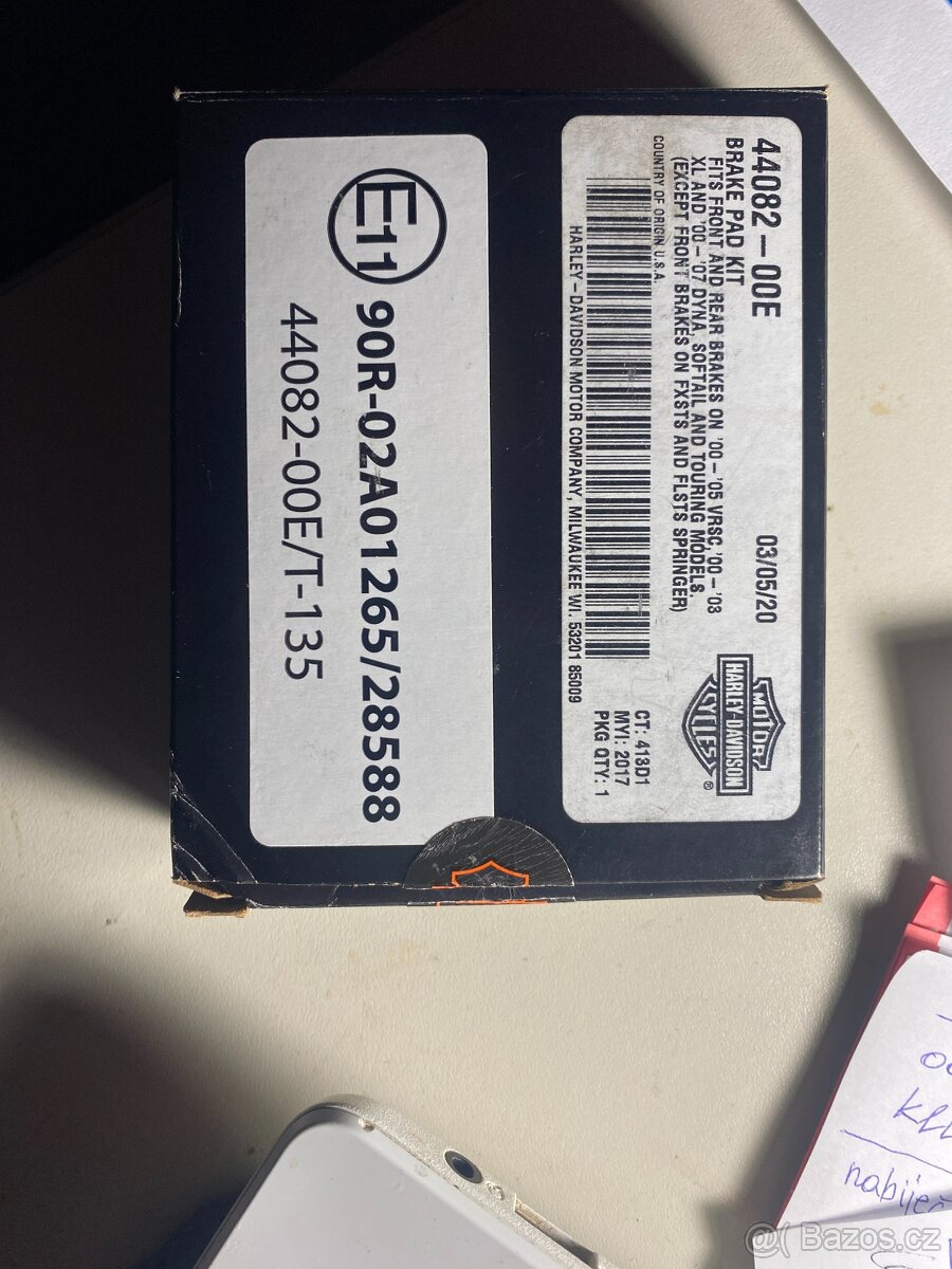 Brzdove desticky original Harley Davidson - 2
