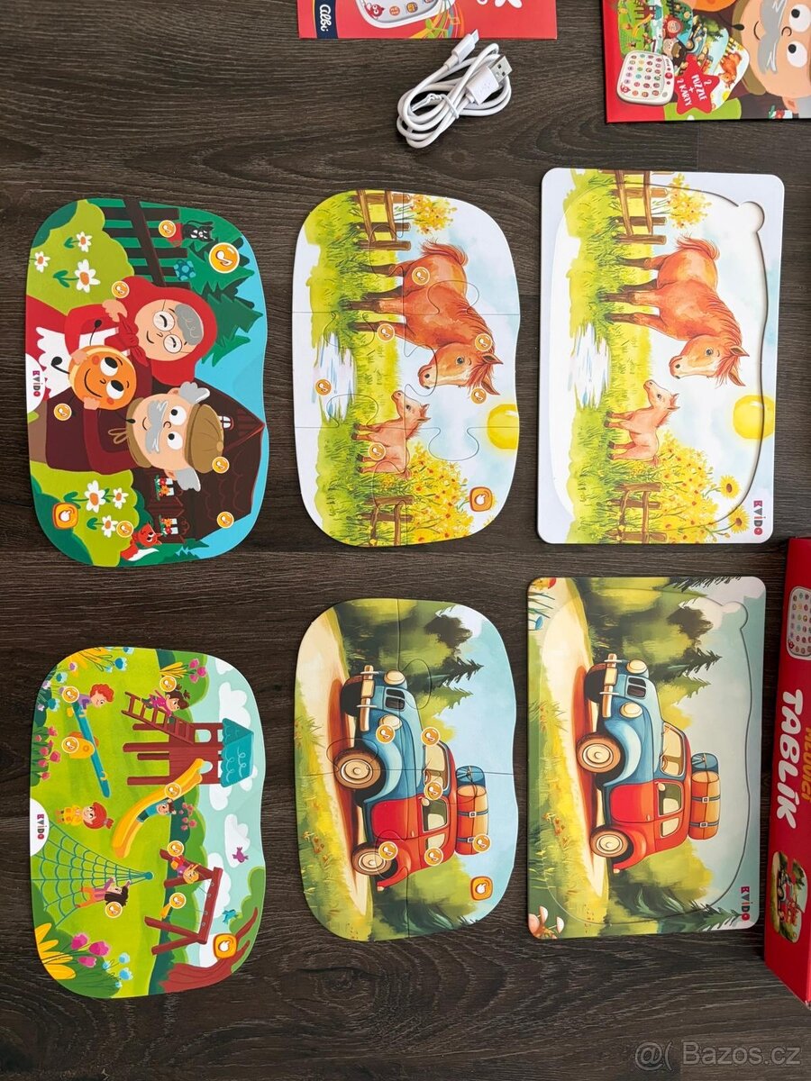 Kvído – Mluvící Tablík (Karty a puzzle) - 2